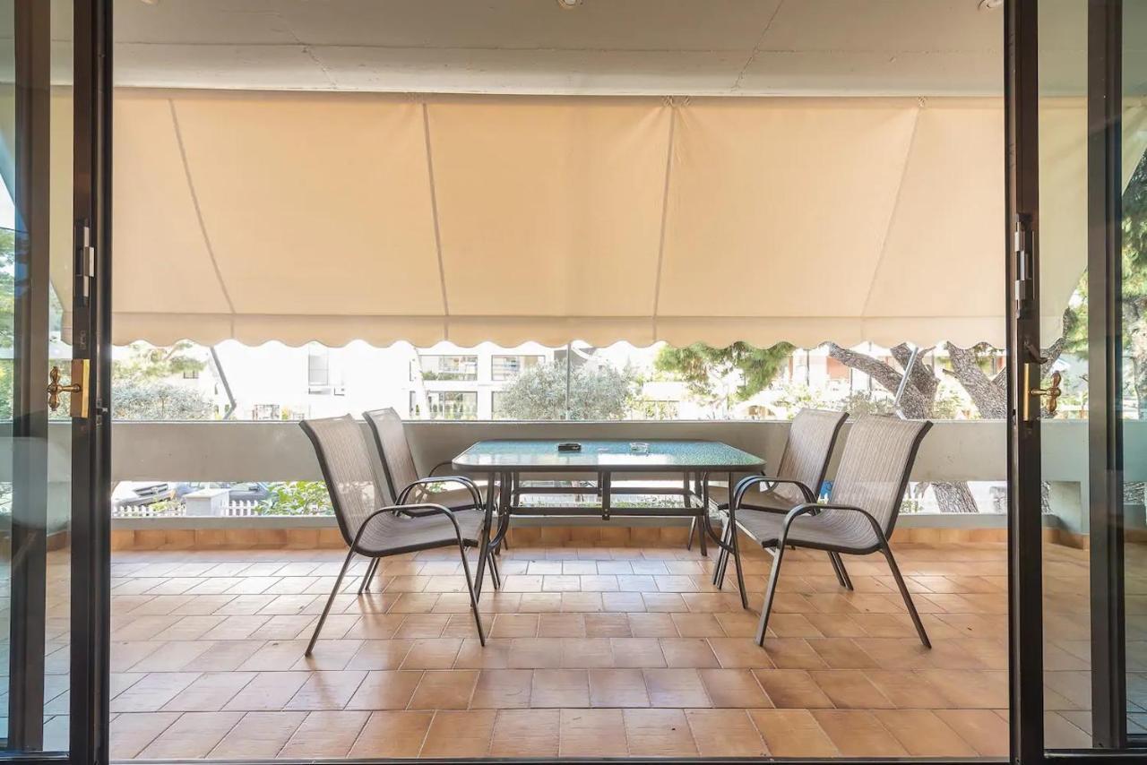 Glyfada Glass-Walled Designed Apt Athen Exterior foto