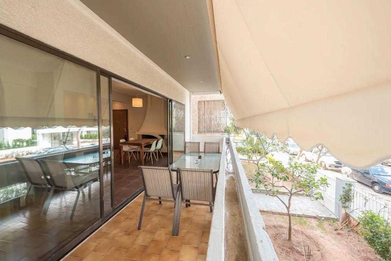 Glyfada Glass-Walled Designed Apt Athen Exterior foto